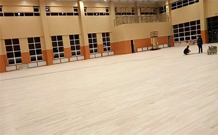 合肥楓樺木體育木地板施工工藝